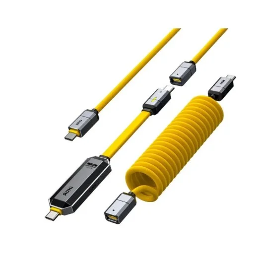 AOHI The Future Magflash 2-in-1 Charging & Data Storage Cable Set _ Yellow